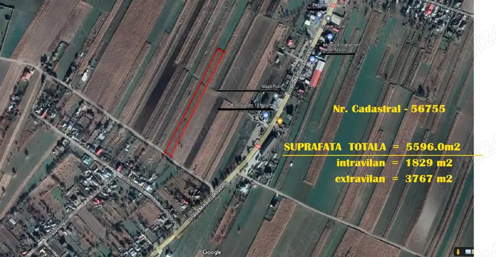 Teren intravilam de vânzare in Humulestii Noi