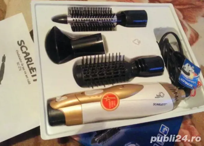 Set HairStilling Ondulator De Par cu Aer Cald 