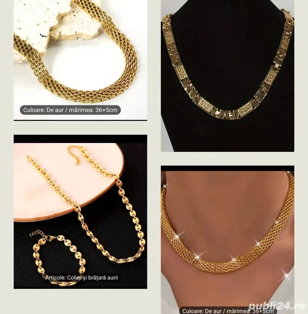 lanturi placate gros cu aur noi