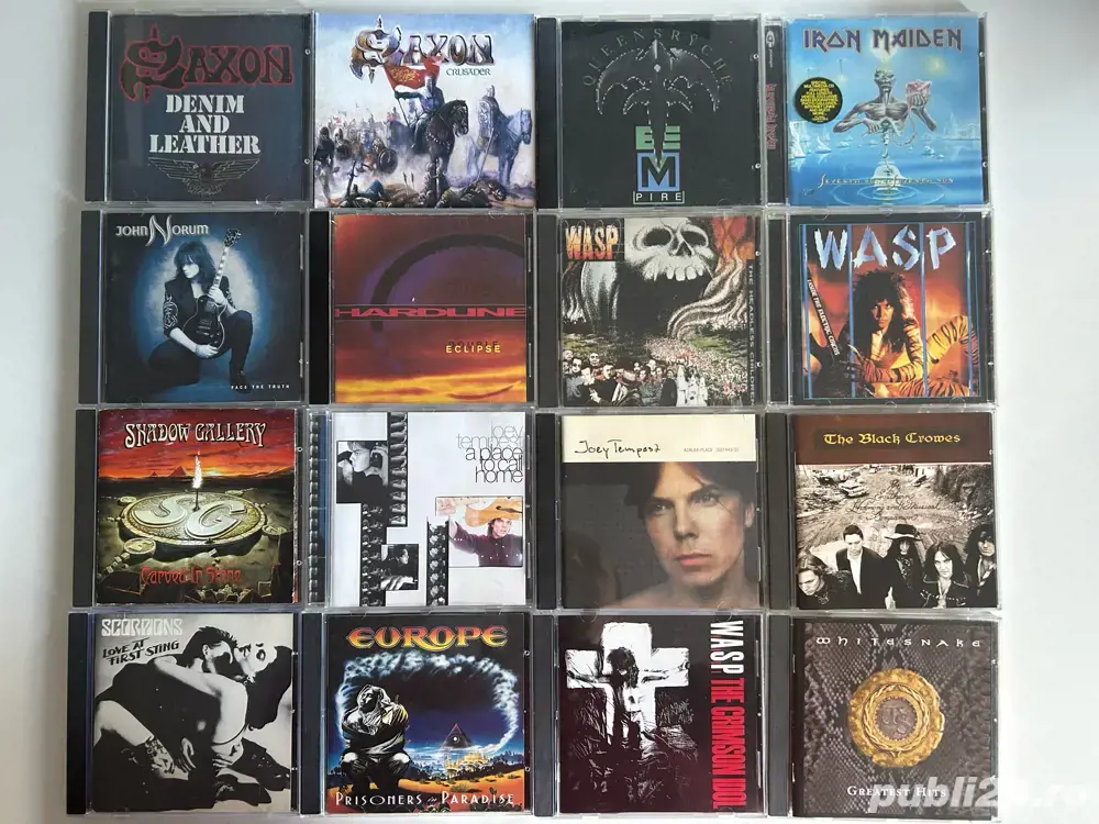 Vand cd-uri audio originale cu muzica metal