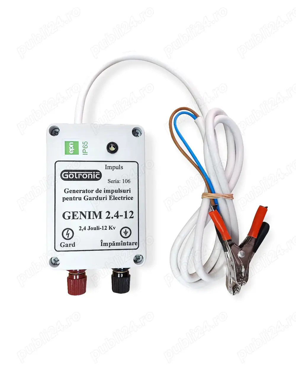 GENIM 2.4J-12Kv - Generator de impulsuri pentru garduri electrice