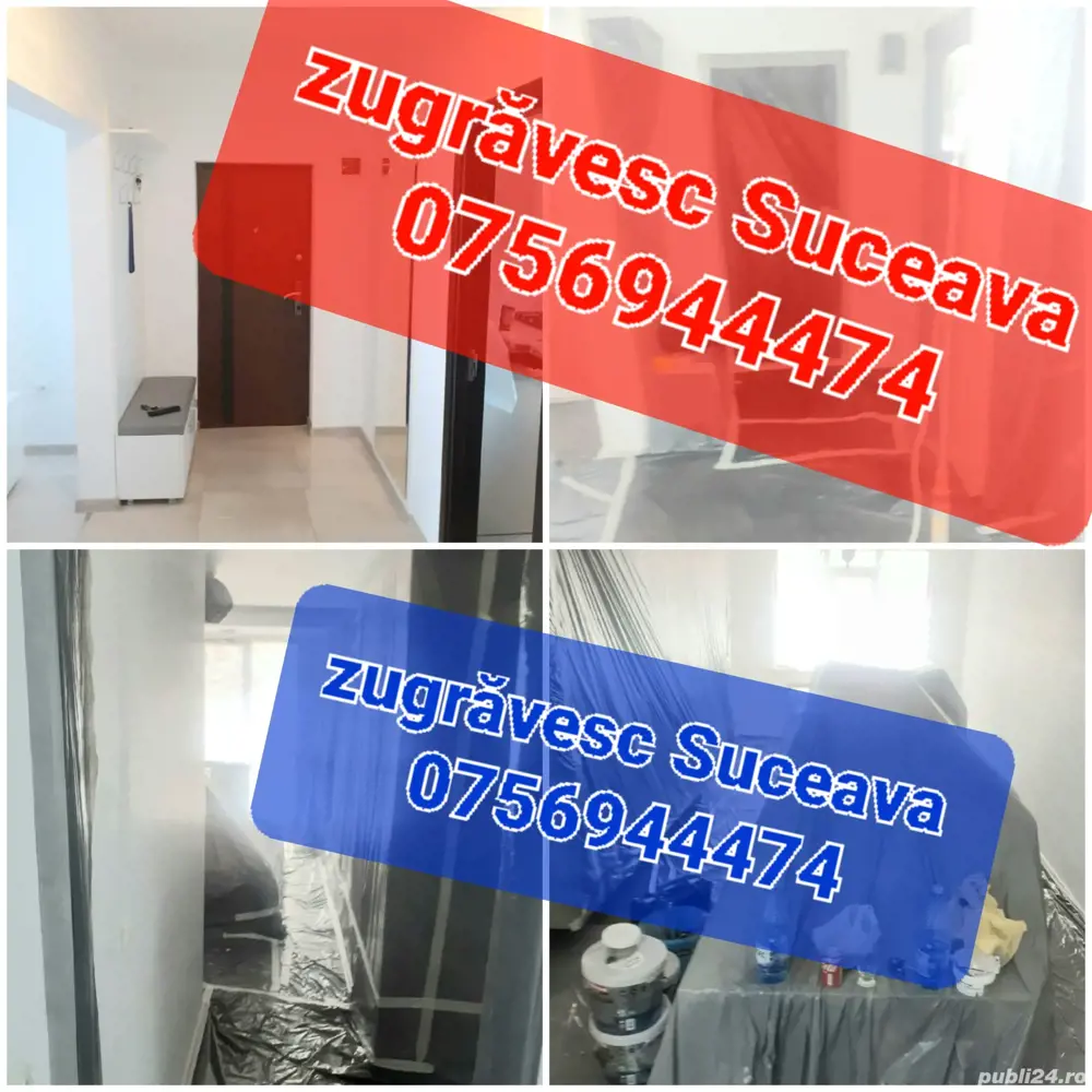zugrăvesc case și apartamente la prețuri rezonabile Suceava!!
