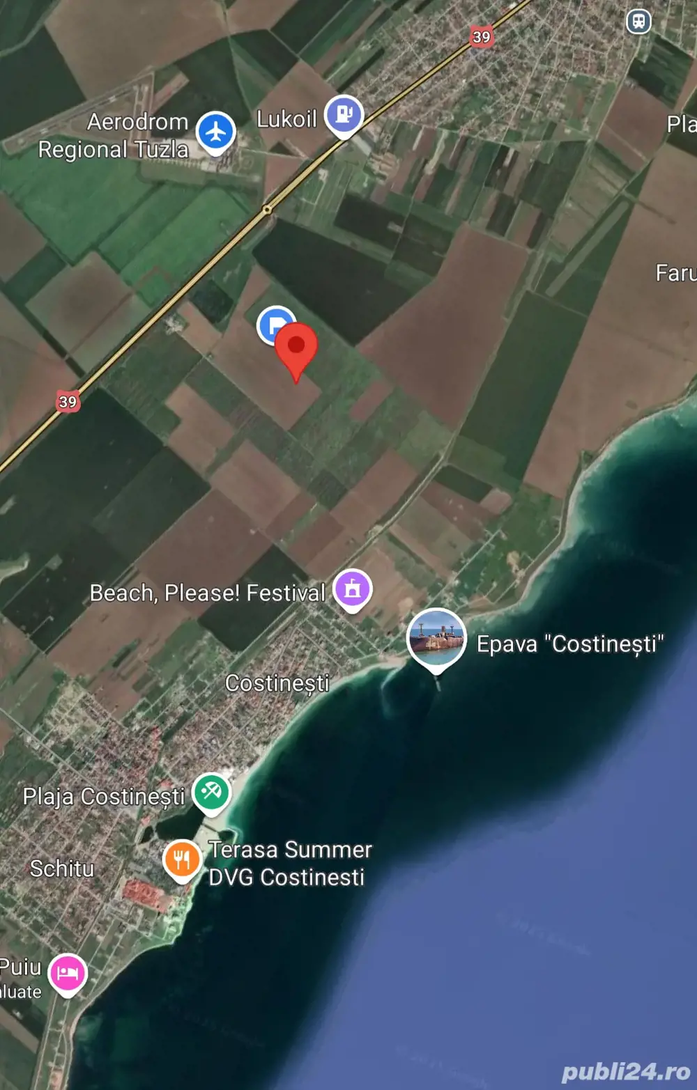 Costinești NIBIRU Zona plajă 12.000 mp Teren Vânzare 