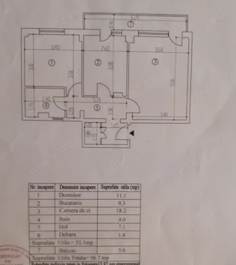 proprietar, vand ap 2 cam, cf1, decomandat, etaj4, 54mp, zona Progresu, proximitate scoala, Kaufland
