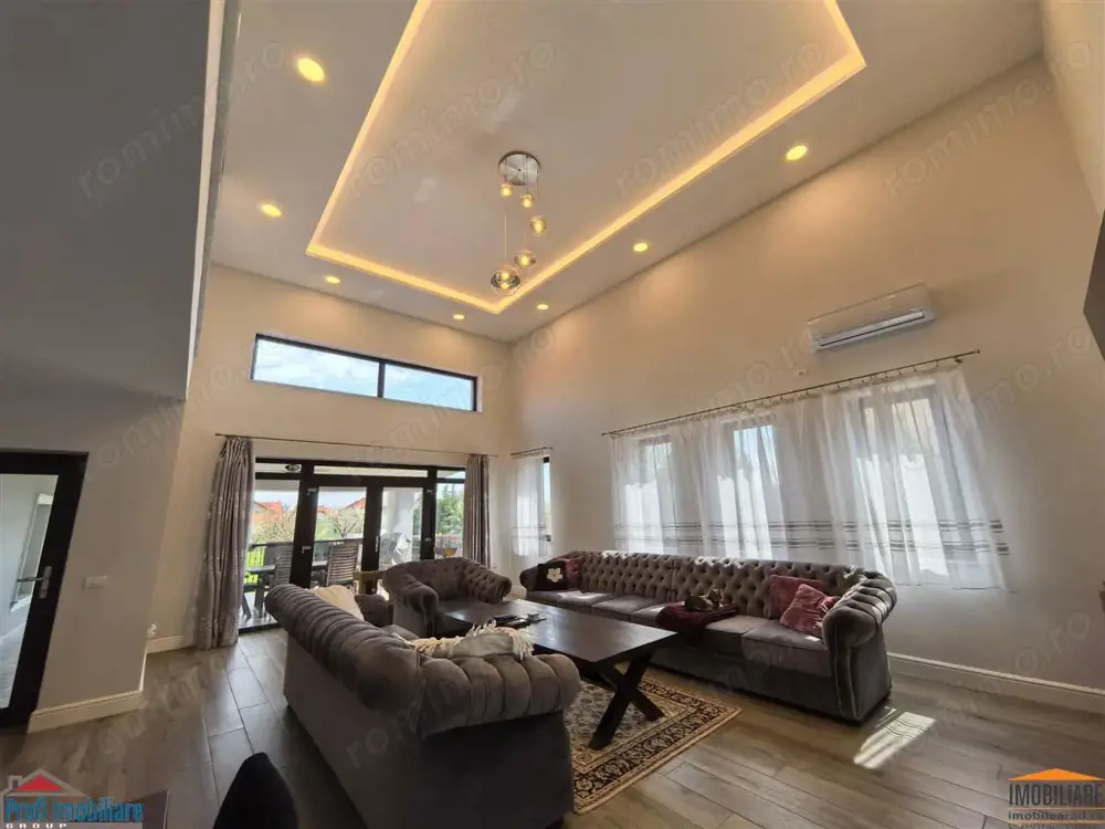 Vila impunatoare cu 6 camere spatioase in stil american