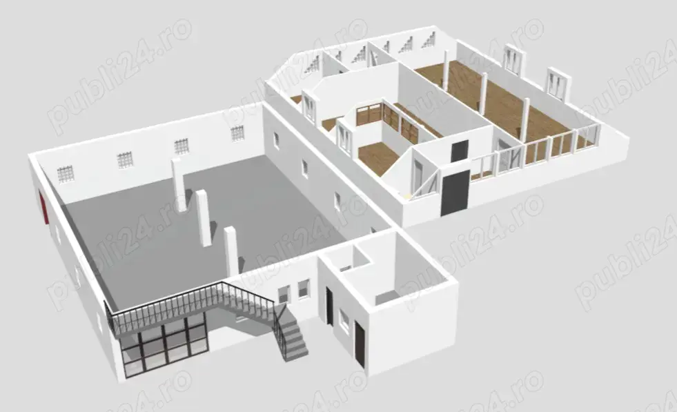 Spațiu hală și birouri, 350 mp în Brasov, semi-central, acces camionete