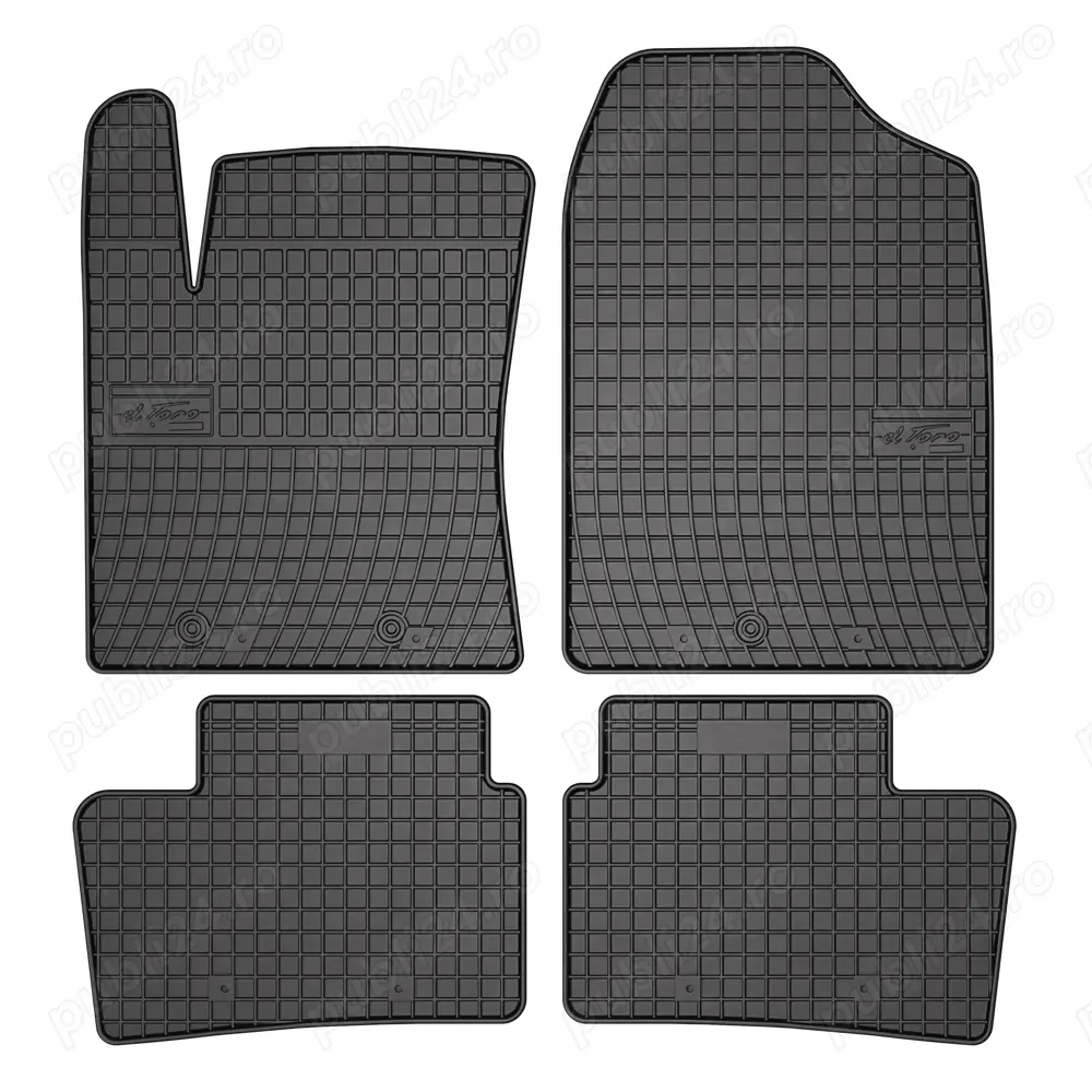 Set 4 Covorase Cauciuc Compatibile Hyundai i10 II, 2013-2019