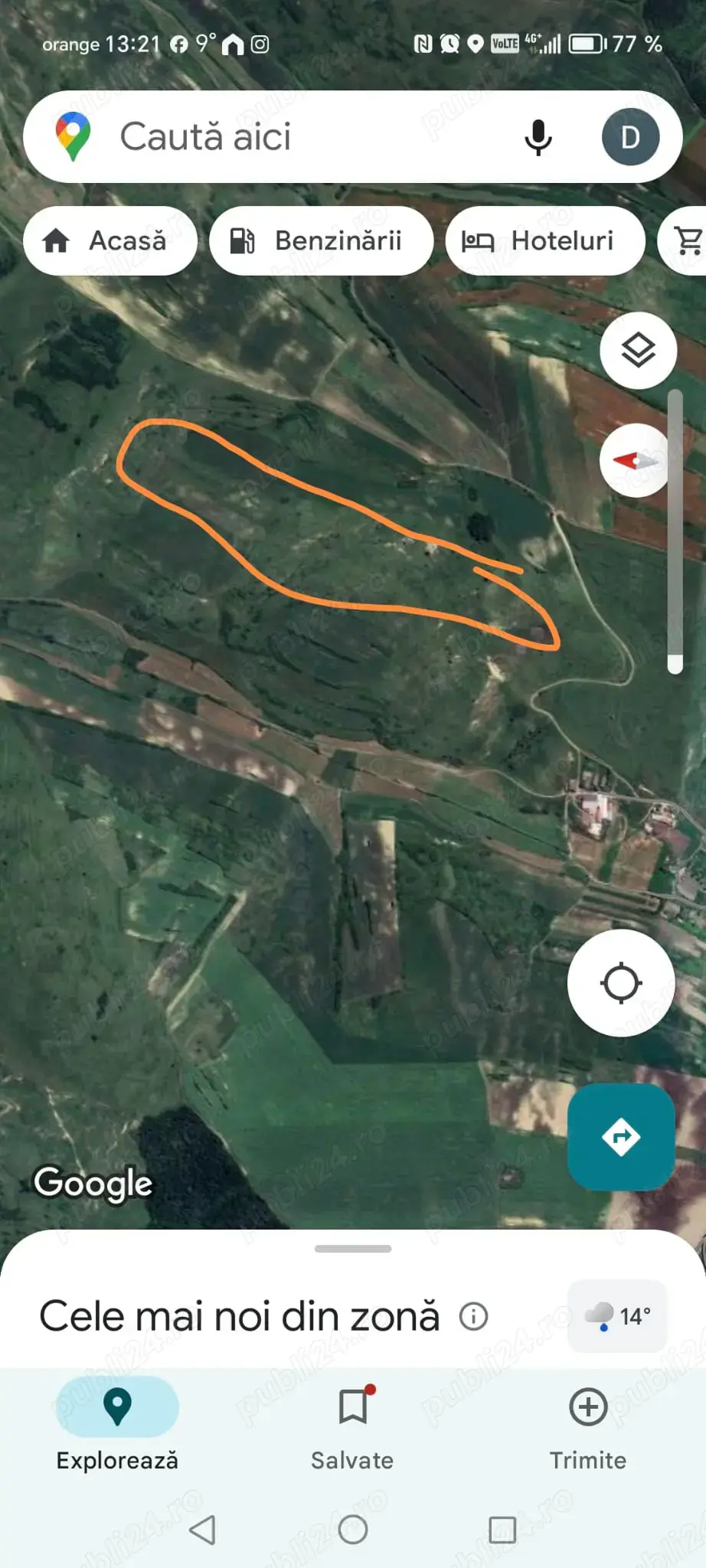 Vand teren agricol Dumitra, Com. Santimbru