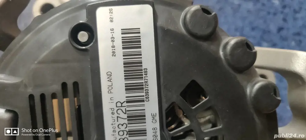 Vând alternator Opel Astra, Meriva, Zafira, Cascada
