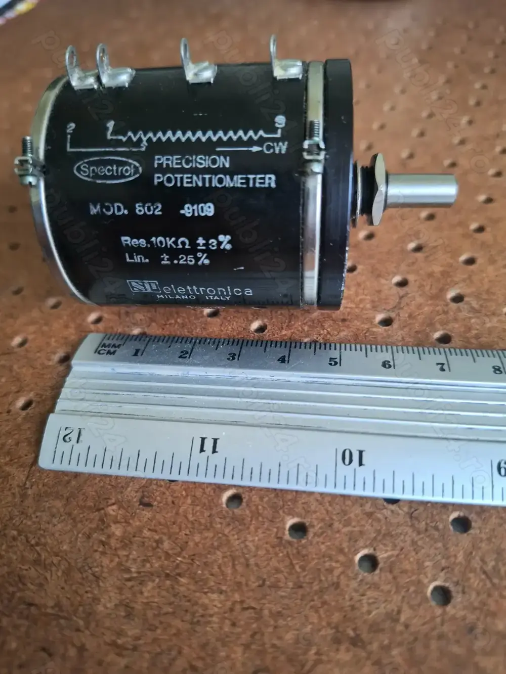 Potentiometru precizie profesional Hi Fi 10K liniar 10 ture Spectrol