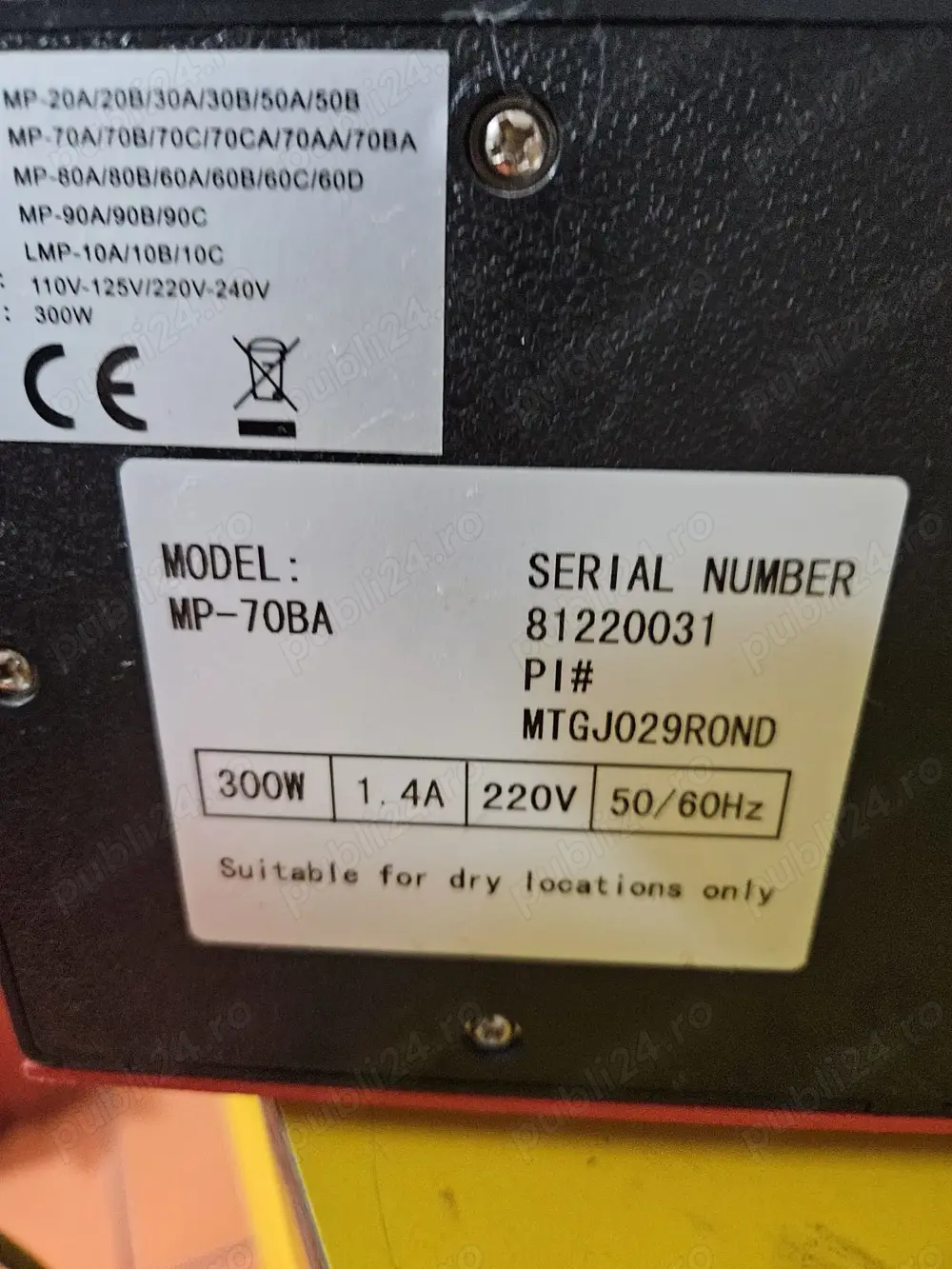 Presa termica pentru personalizari cani