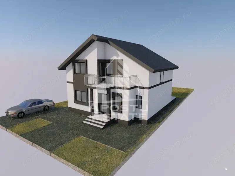 Casa individuala, 5 camere, 465mp teren, in Sanandrei