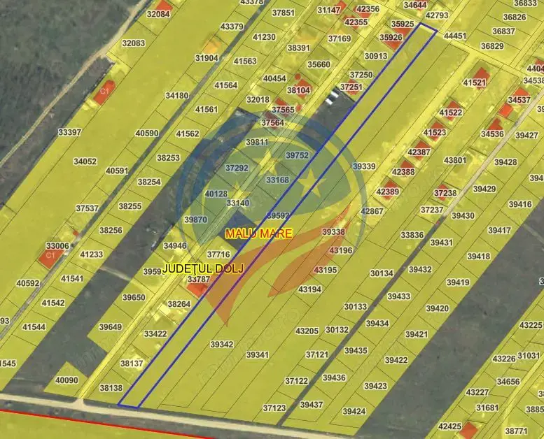 Teren intravilan in spate la Damila, spre padure, 95 euro/mp