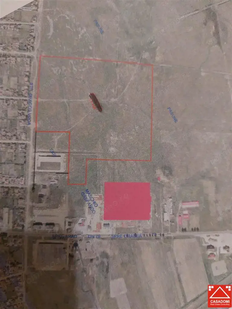 OCAZIE!!! Teren industrial in Chisineu Cris, la doar 20 euro mp! Parcelare la cerere!