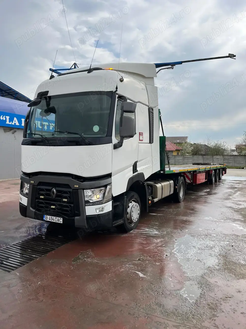 Renault T460 Vand Cap Tractor Renault T460, Plus Doua Semiremorci!!!