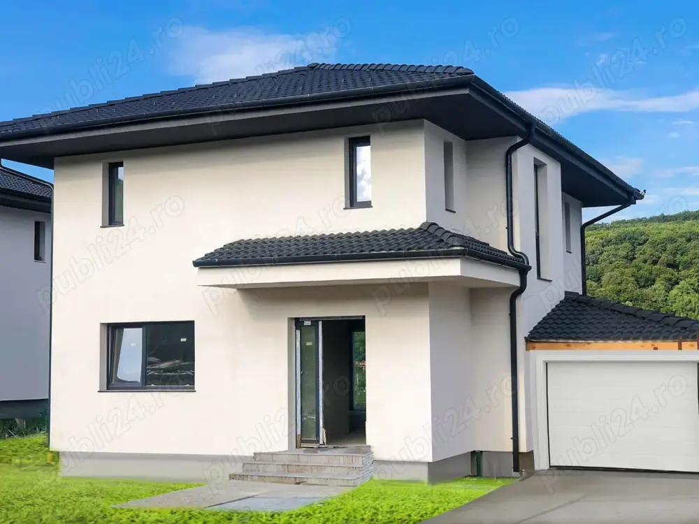 BLACK FRIDAY-CASA LUX CLUJ-individuala 193mp-Teren 583mp-Semifinisata-GARAJ