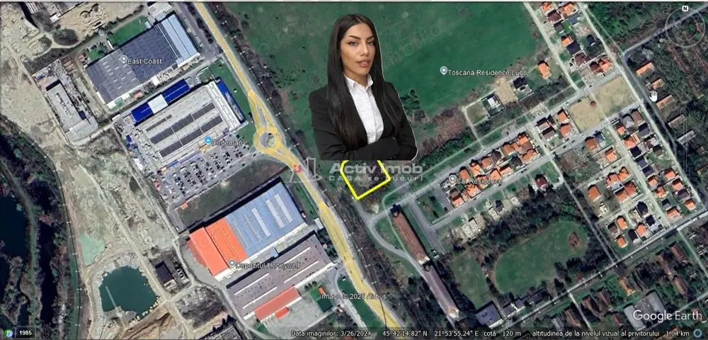 Lugoj, Teren Intravilan cu PUZ Aprobat   2.385 Mp.