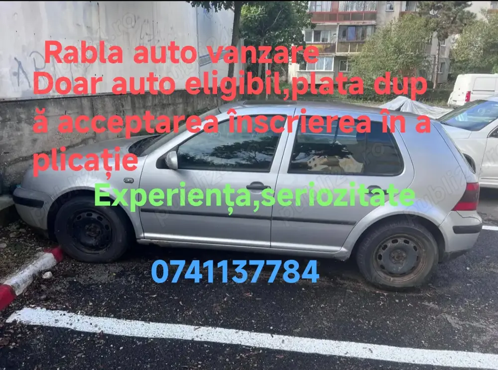 Vând auto Rabla Tractoare Rabla Auto,tichet ,voucher