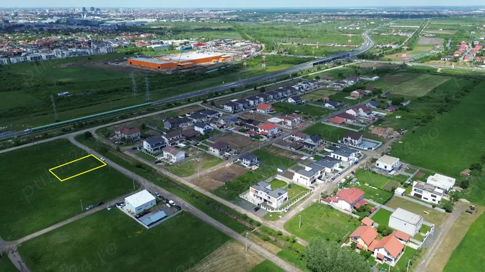 Teren pentru casa, Mosnita la intrare dinspre Timisoara