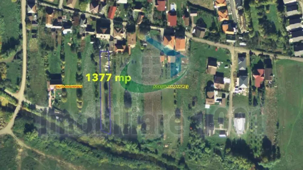 Tautii Magheraus, teren intravilan, suprafata 1377 mp, acces prin strada nr. 59 Tautii Magheraus, teren intravilan, suprafata 1377 mp, acces prin strada nr. 59