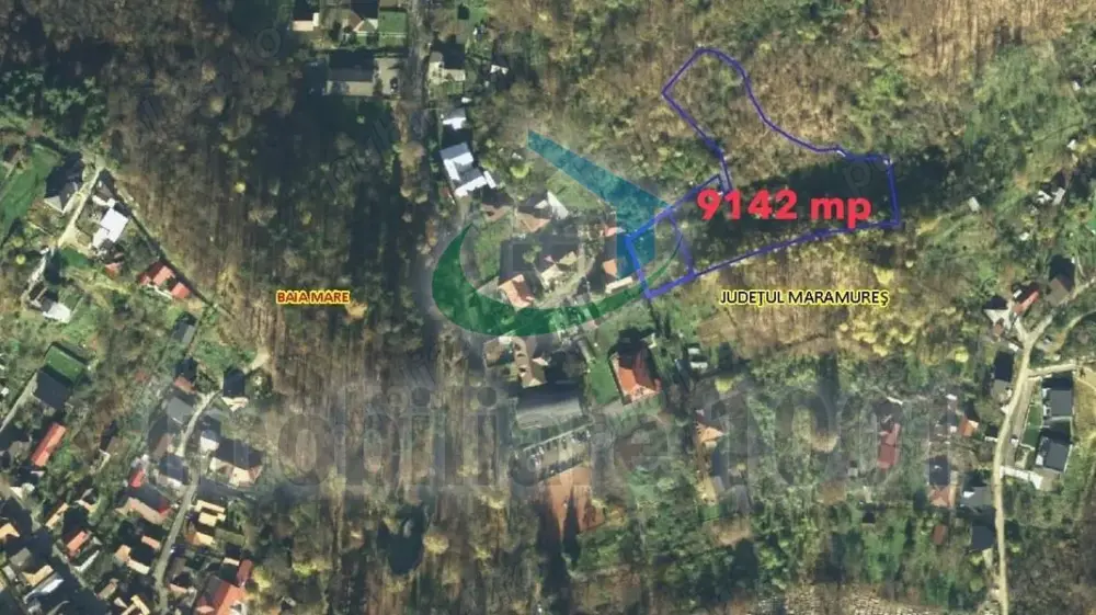 Baia Mare, teren suprafata 9142 mp, Strada Petofi Sandor, proximitatea Parcului Municipal Regina Mar