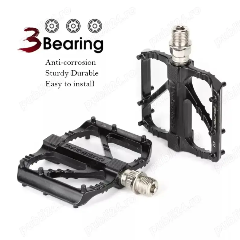 Pedale platforma 3 rulmenti ultralight 278 grame perechea aluminiu