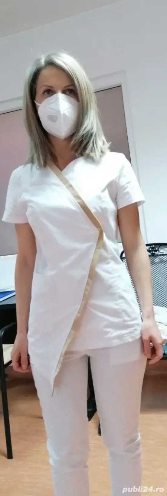 costum medical bluza medicala tunica pantaloni 