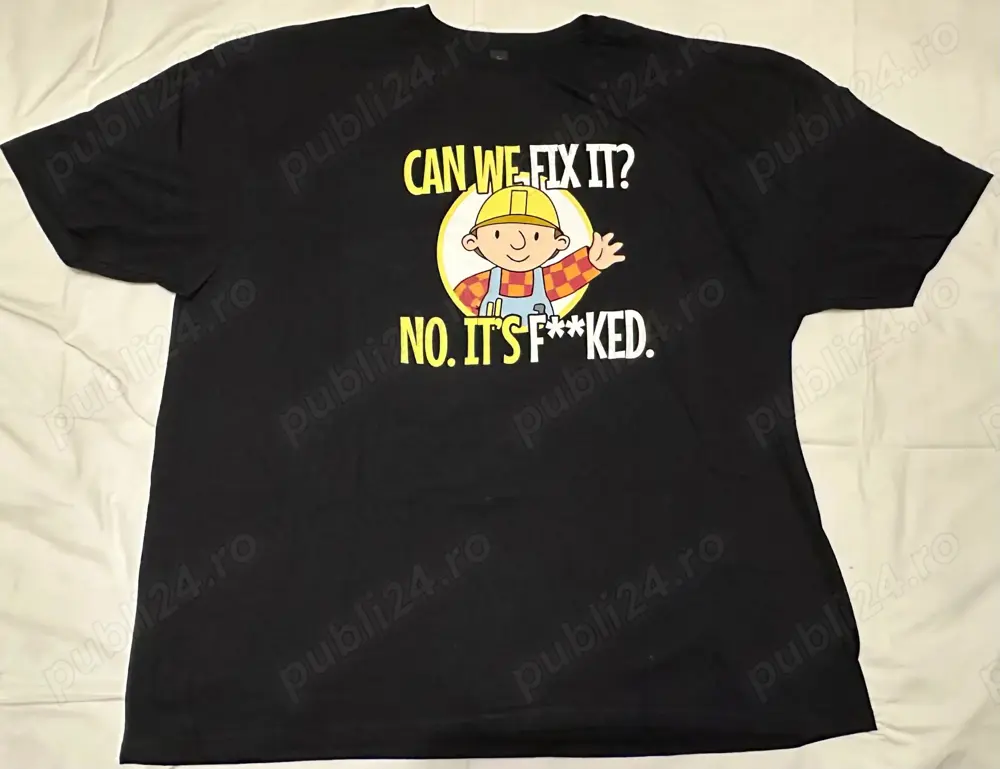 Fii un trendsetter cu tricouri probabil unice, bărbătești, 3XL, negre