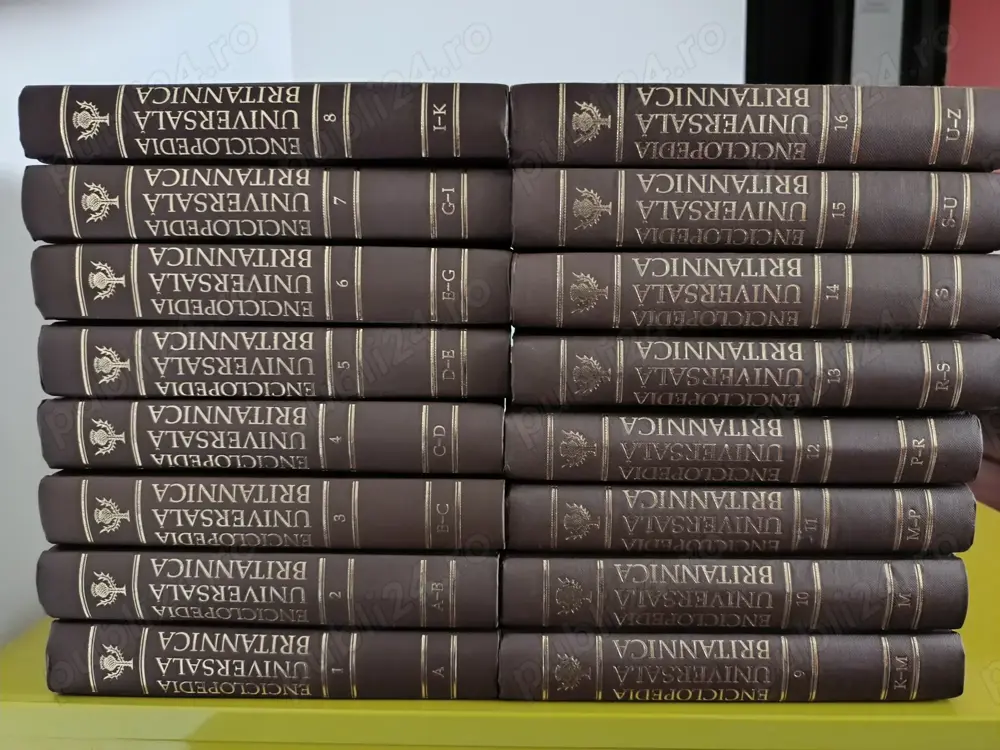 Colectie completa Enciclopedia Universala Britanica contine 16 volume