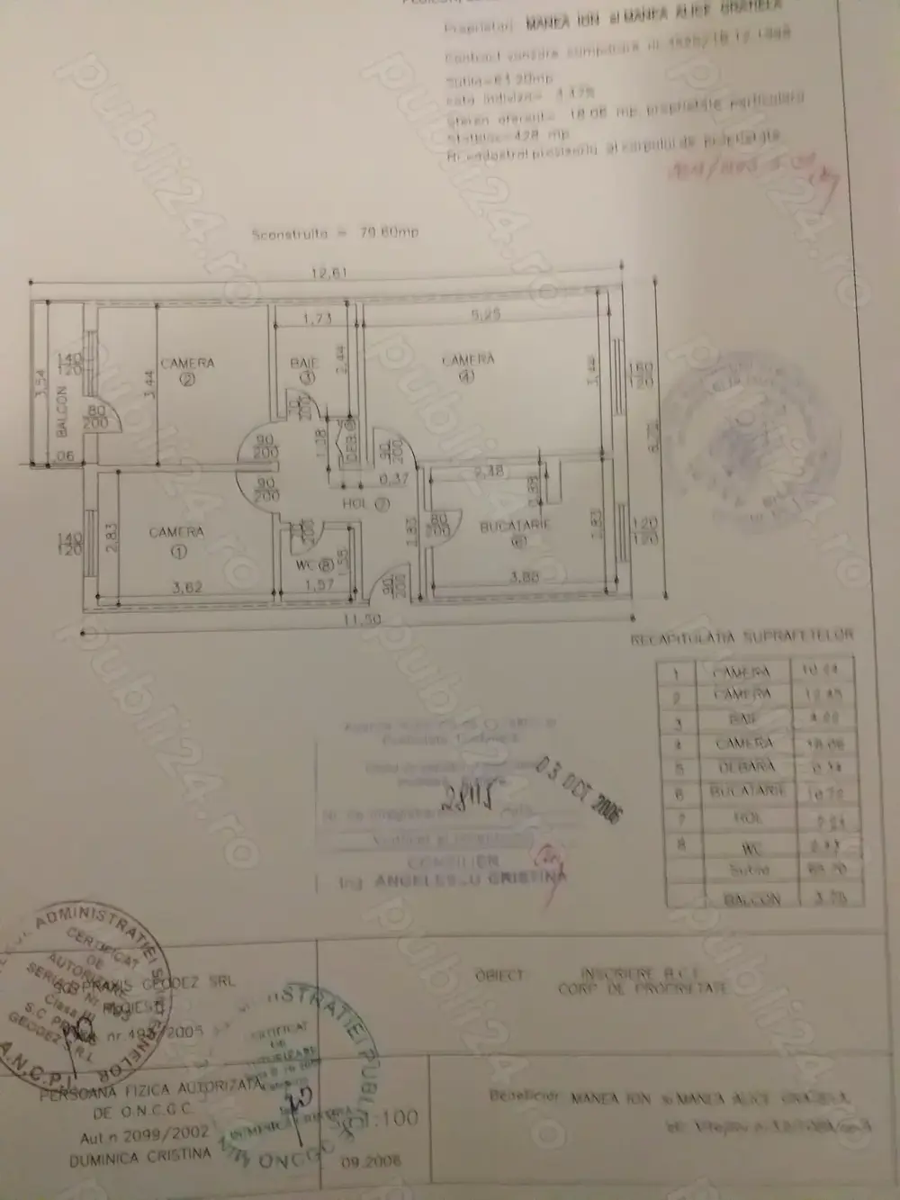 Vanzare apartament 3 camere Ploiesti