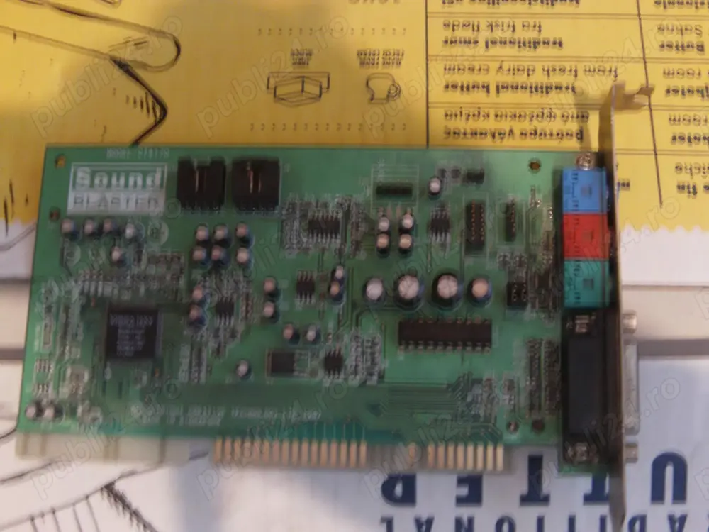 placa de sunet Vibra16XV pe slot ISA Creative model CT4170 