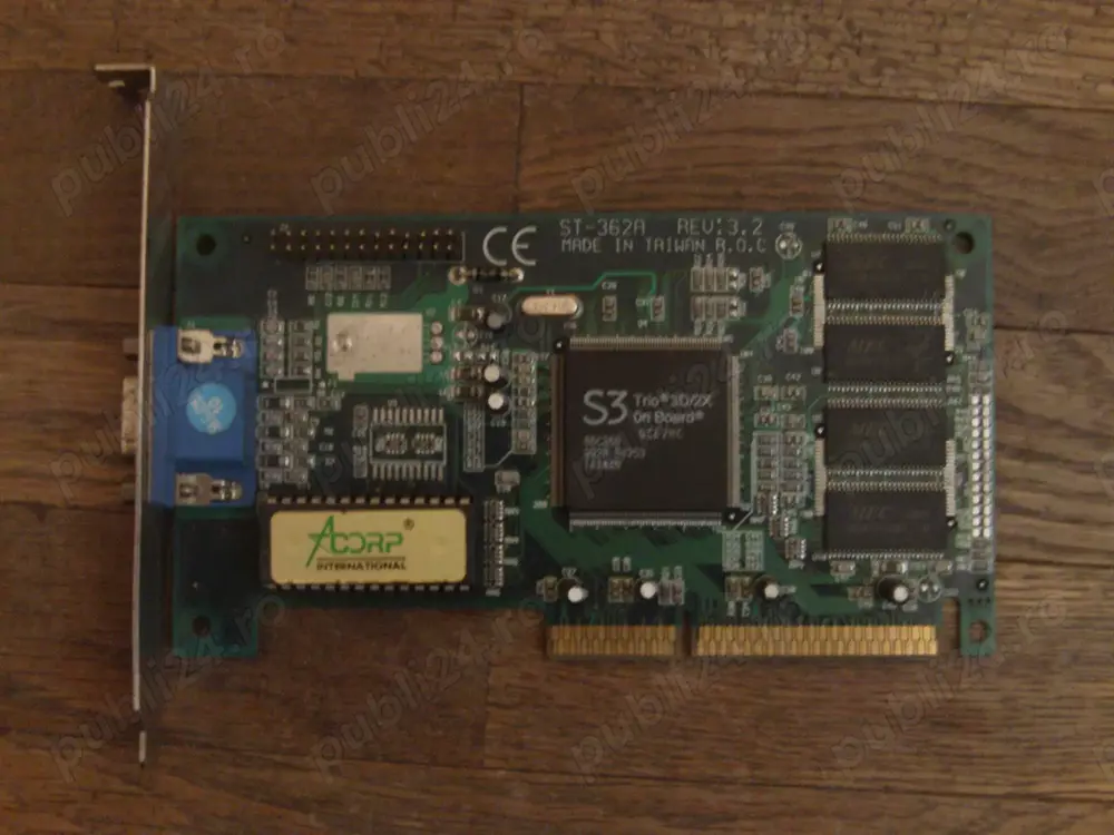 placa video Acorp S3 Trio 3D 2X AGP