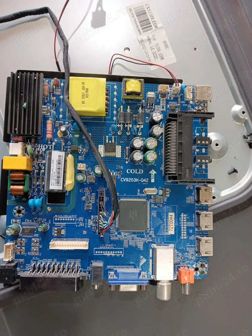 Dezmembrez tv Selecline 883957 le-32d11  placa de baza cv9203h-q42