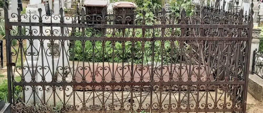 Vand gard din fier forjat de calitate superioara, lucrat manual 