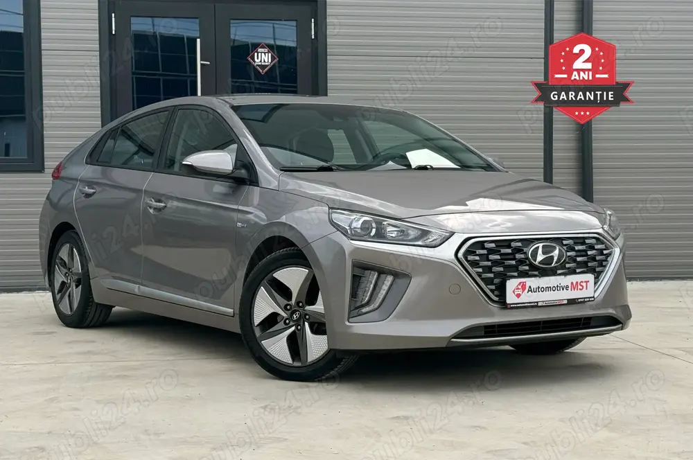 Hyundai IONIQ 1.6 Hybrid 141CP BlueDrive Cutie automata Carte Service la zi Garantie 2 Ani Finantare