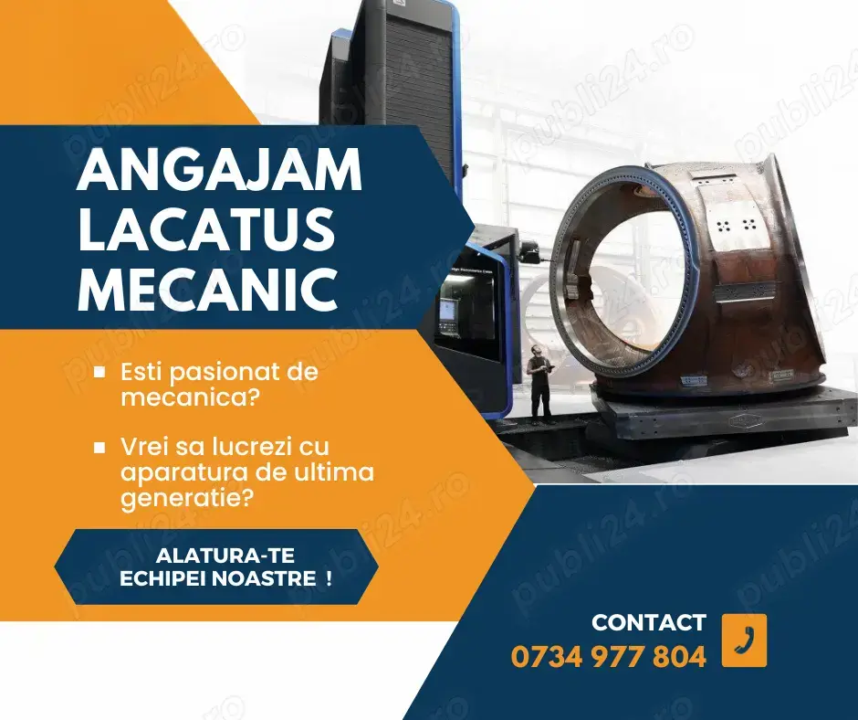 Angajam montator subansamble Lacatus mecanic cu sau fara experienta (Apahida,Cluj)