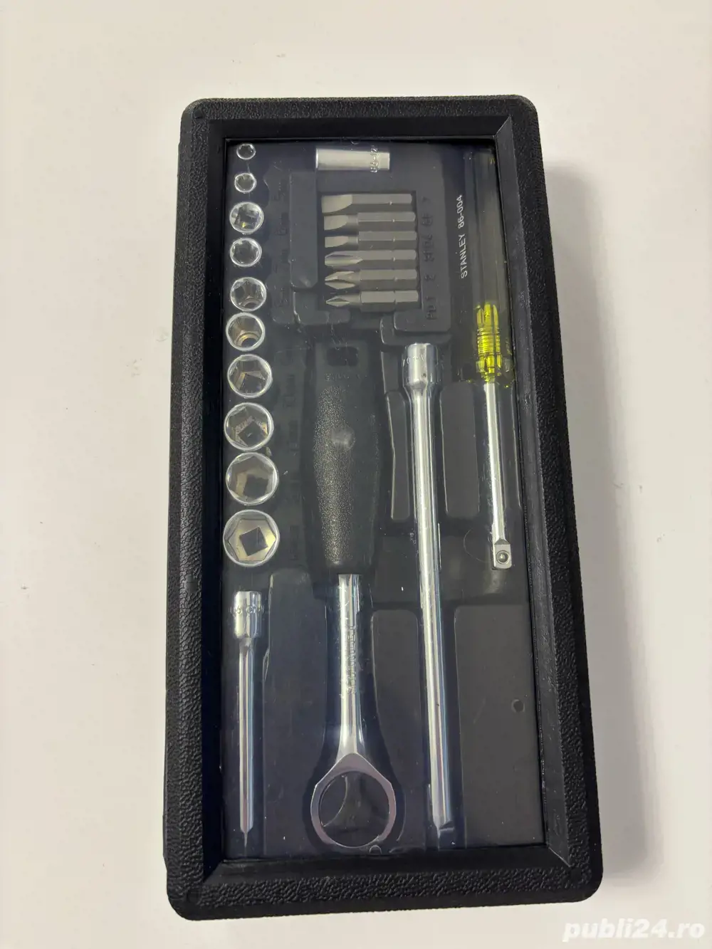 Trusa chei tubulare si biti Stanley