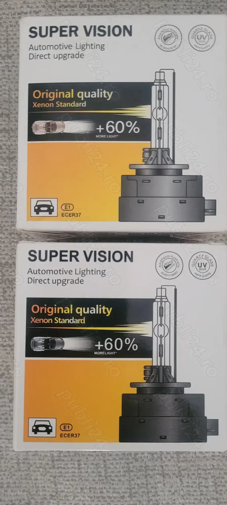 becuri bi-xenon D1S/D2S/D3S 6000k(lumina rece)12V,35W, 