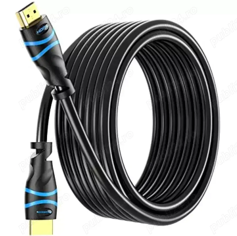 Cablu HDMI BlueRigger HDMI Cable 10M 4K HDR High Speed
