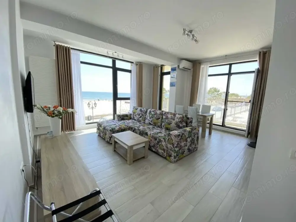 Apartament 2 camere mobilat, vedere la mare, in prima linie + loc de parcare, de vanzare Mamaia Nord