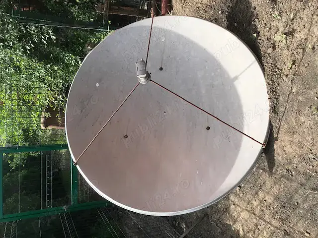 Antena satelit 1.4m, montura polara cu actuator si LNB