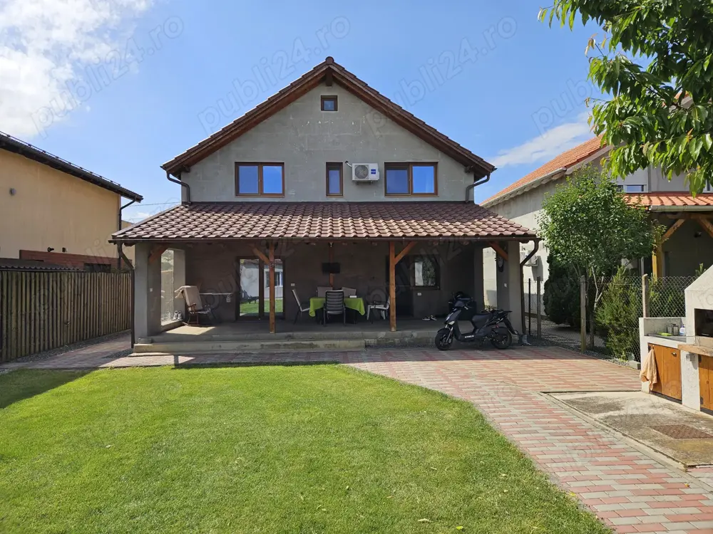 Casă individuală deosebită, P+M, construcție 2014, localitatea Chișoda, lângă Timișoara, comision 0%