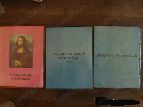 carti cu diapozitive pentru aparat  proiector diafilm geografie matematica si arta de colectie 