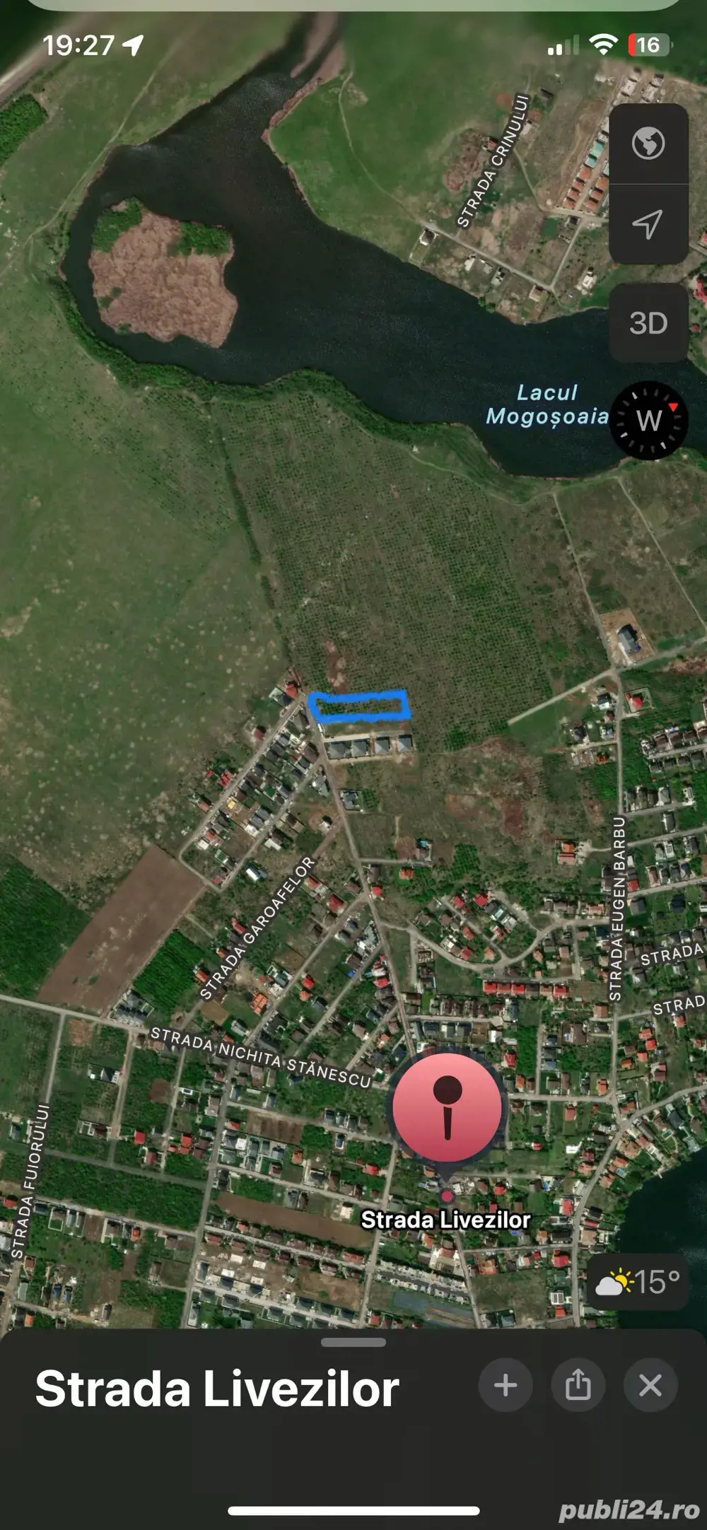 Teren intravilan Mogosoaia Livezilor