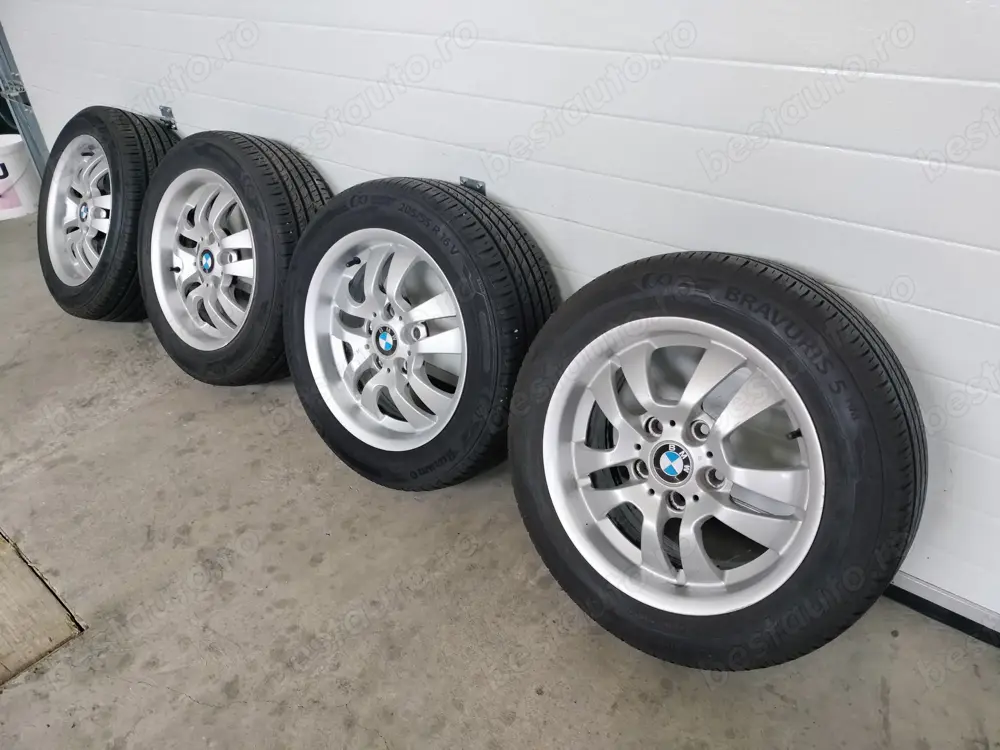 Jante originale BMW cu cauciucuri 205/55/16 Barum Bravuris 5