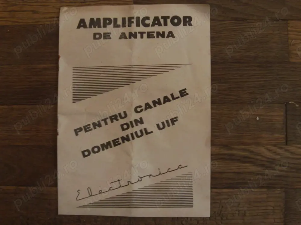 carte depanare reparatie amplificator antena UIF