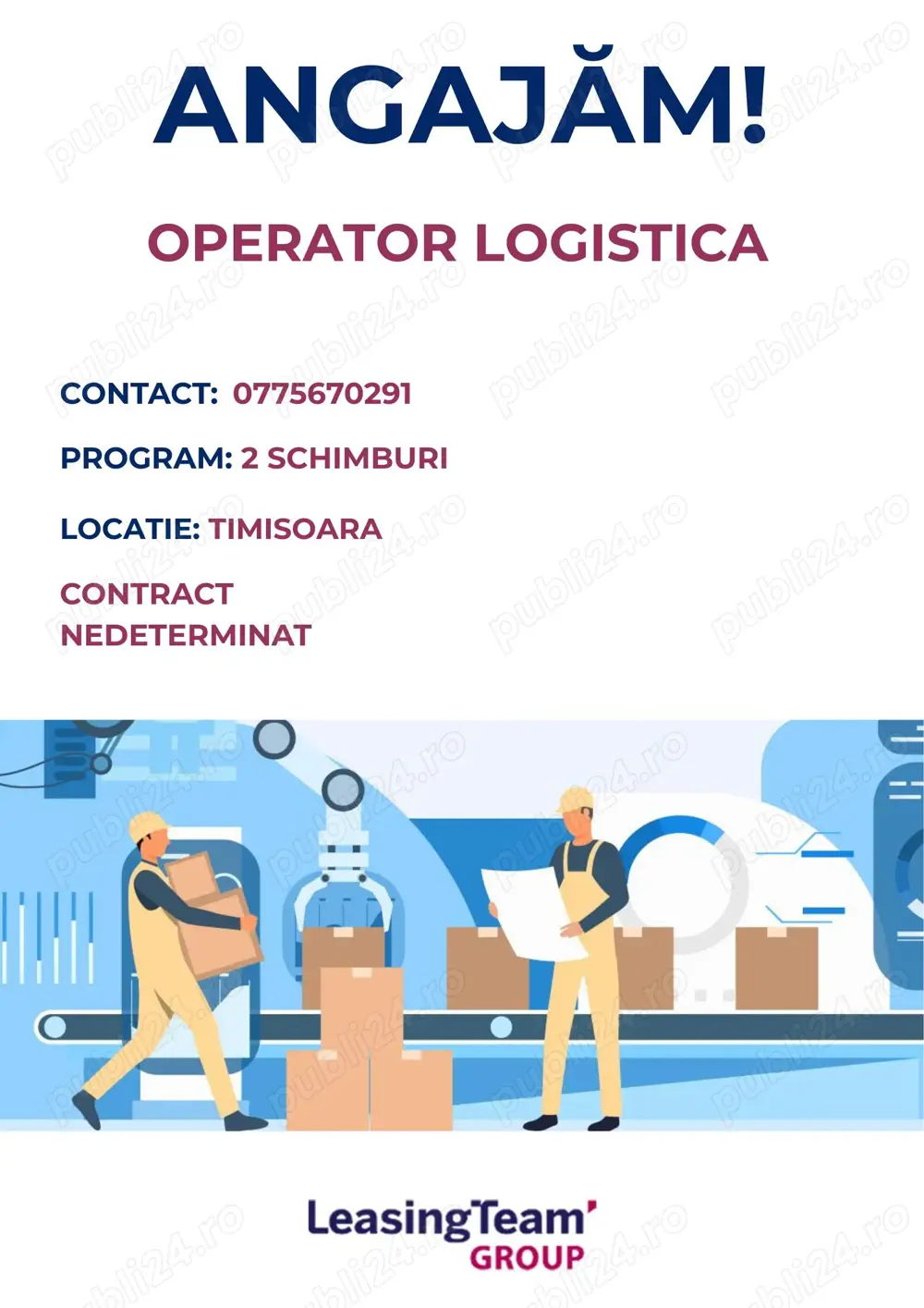 Magazioner- 1 schimb 4000 RON net + 800 bonuri