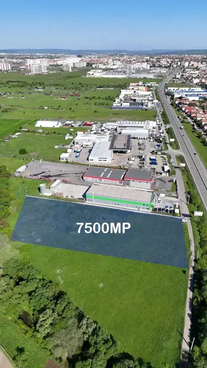 Teren industrial cu utilitati 7500mp / 62ml Selimbar