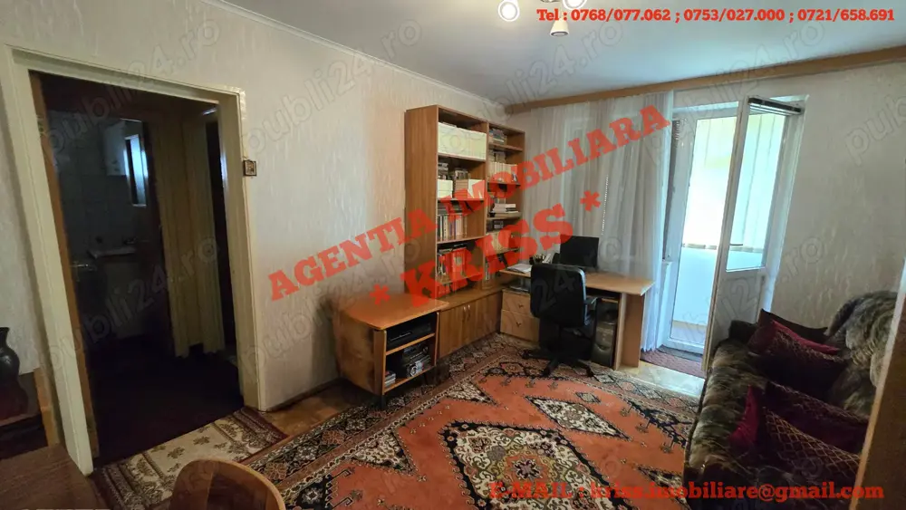 Apartament 3 Camere CALEA BUCURESTI Etaj 1 Confort 1 Mobilat Și Utilat Complet Liber