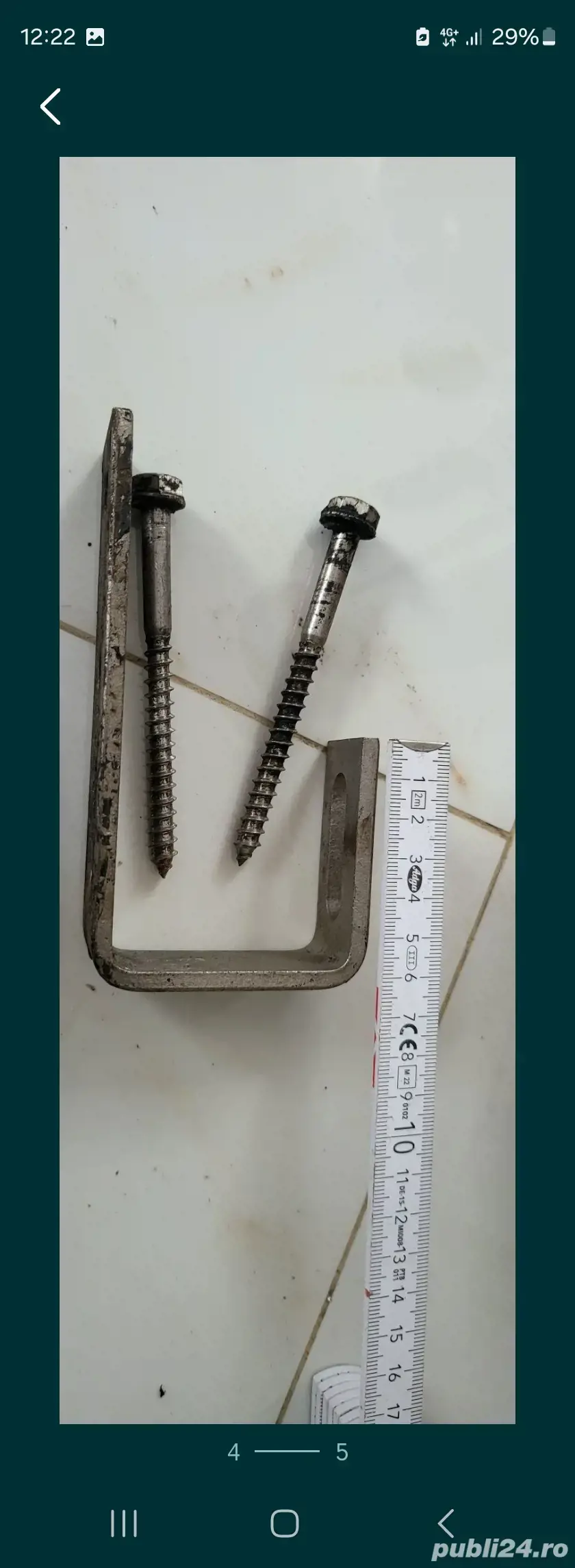 Lot 20 suporti si suruburi inox panouri fotovoltaice solare